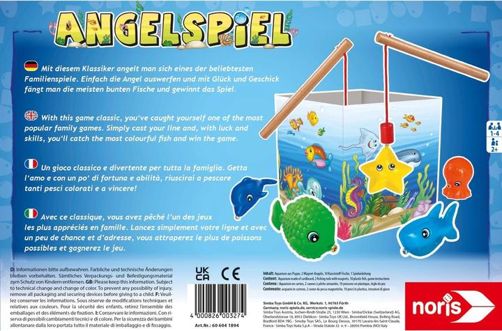 Image du produit Noris Jeu de pêche (Français, Allemand, Anglais, Italien)