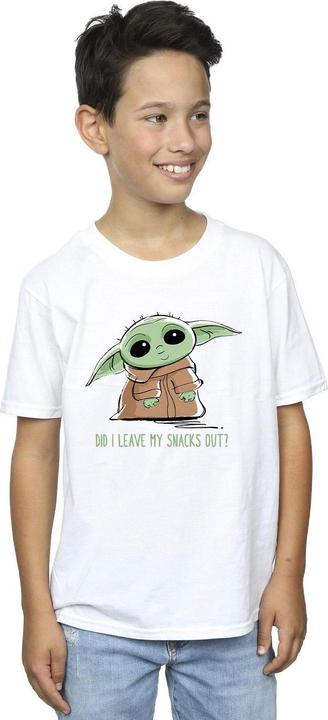 Immagine prodotto Star Wars The Mandalorian Grogu Snacks Meme Maglietta Ragazzi (128)