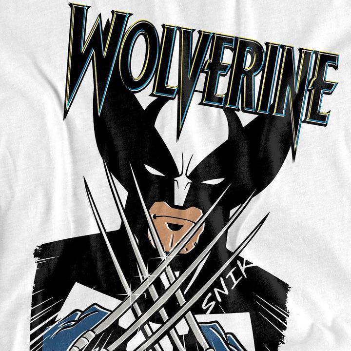 Actual product image Unisex Adult X-Men Wolverine Action Shot T-Shirt (M)