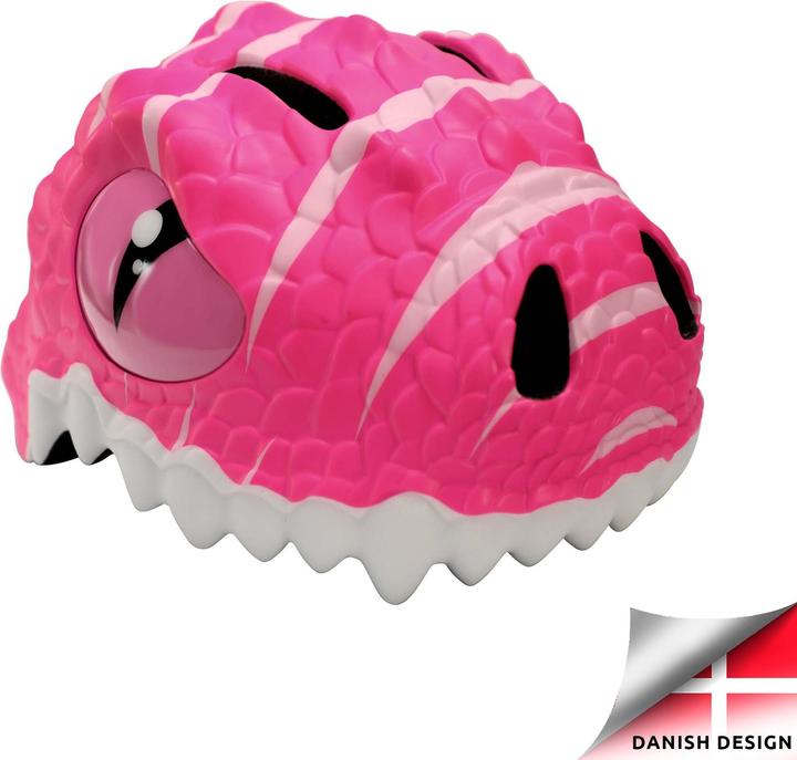 Produktbild Crazy Safety Dino Bicycle Helmet - Pink (100201-05-01) (49 - 55 cm)