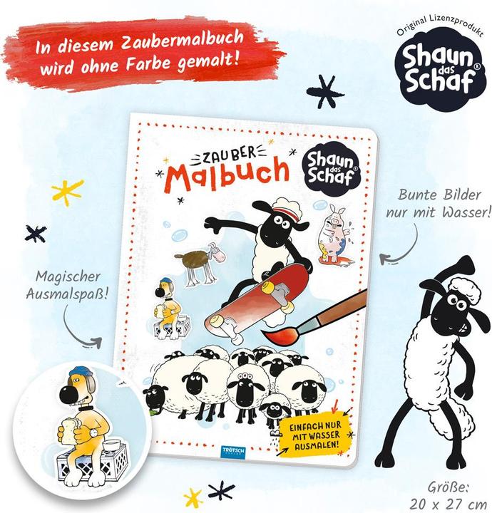 Image du produit Livre de coloriage magique Shaun le mouton