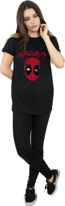 Image du produit Deadpool T-shirt boyfriend en coton Seriously Womens/Ladies (XL)