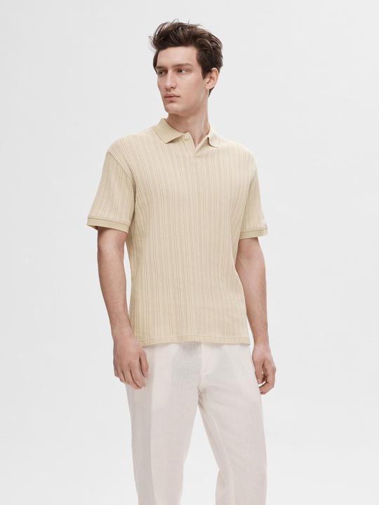 Actual product image Slhjaden Jacquard Ss Polo (S)