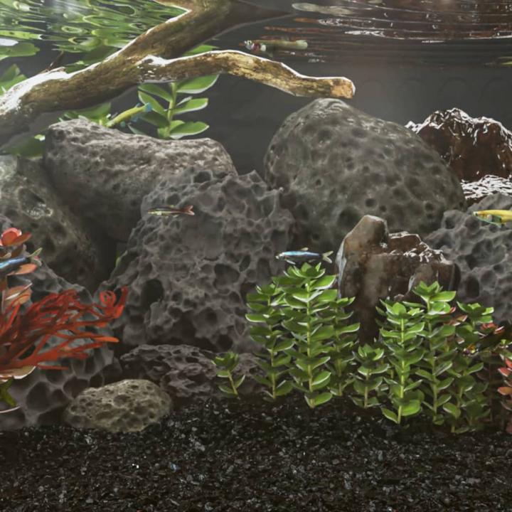 Actual product image VidaXL Lava granulate Lava mulch Lava stone Aquarium mulch Gravel black 25kg 10-30cm (Embellishment, other items)