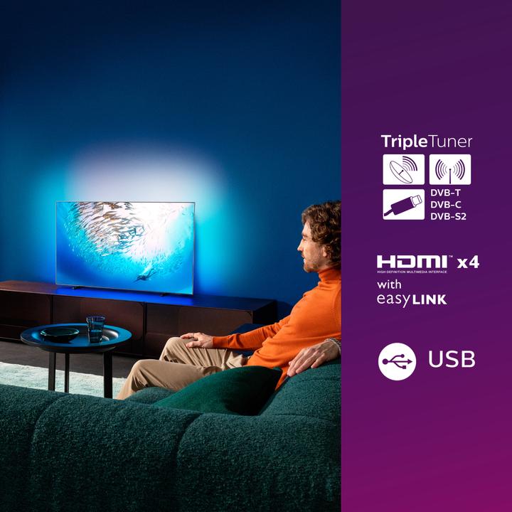 Image du produit Philips 65OLED805 Ambilight (65", OLED, 4K, 2020)