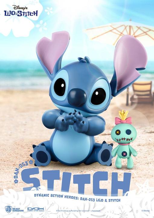 Actual product image Beast Kingdom AF Lilo & Stitch : Stitch (Dynamic Action Hero) 18 cm