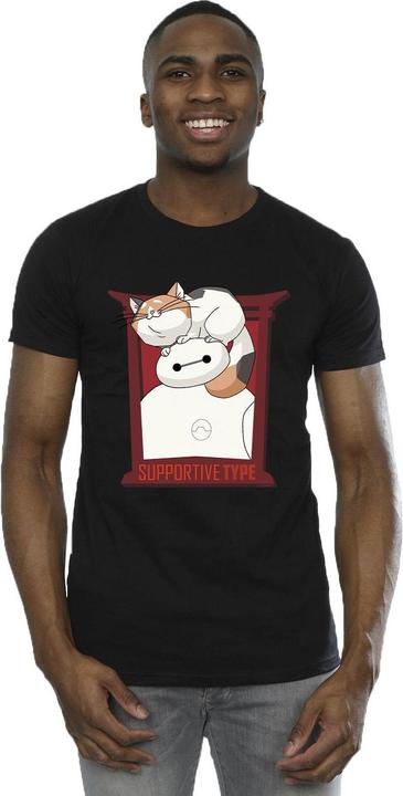 Actual product image Disney Mens Big Hero 6 Baymax Frame Support T-Shirt (XL)