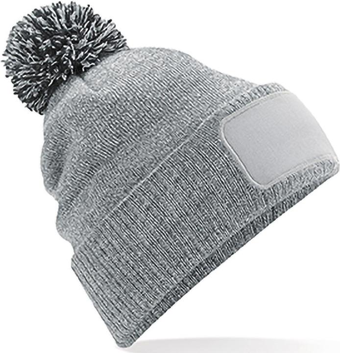 Beechfield Bommelmütze Snowstar bedruckbar (One Size)