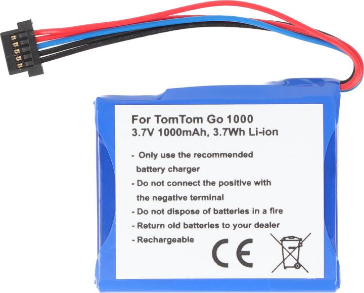 Image du produit TomTom Batterie Go Live 1000, Go Live 1005 Batterie AHL03711018, VF1C