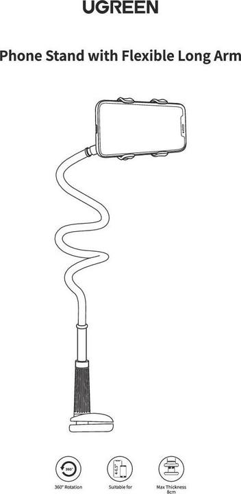 Produktbild Ugreen Schwanenhals Desktop Telefonhalter