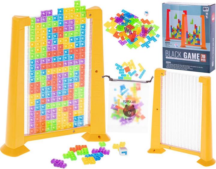 Actual product image Ikonka Tetris puzzle game blocks