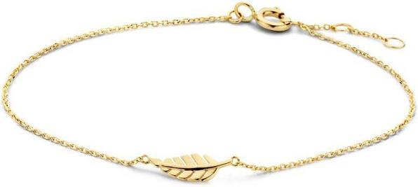 Marie Celeste Armband Veer 0,8 mm 16 - 17 - 18 cm - Goud (18 cm)