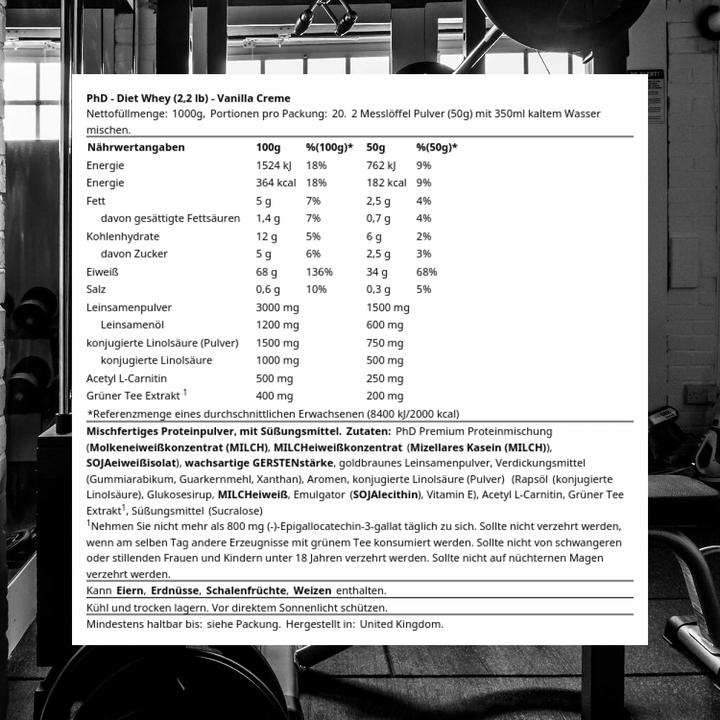 Actual product image PhD Nutrition Diet Whey (Vanilla, 1 pcs., 1000 g)