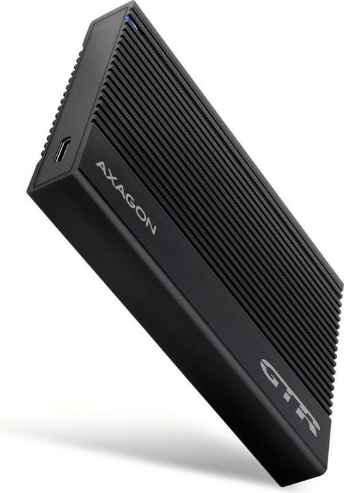 Axagon EE25-GTR USB-C 3.2 Gen 2 - SATA 6G, 2.5" external hard drive enclosure, corrugated - black (2.5")