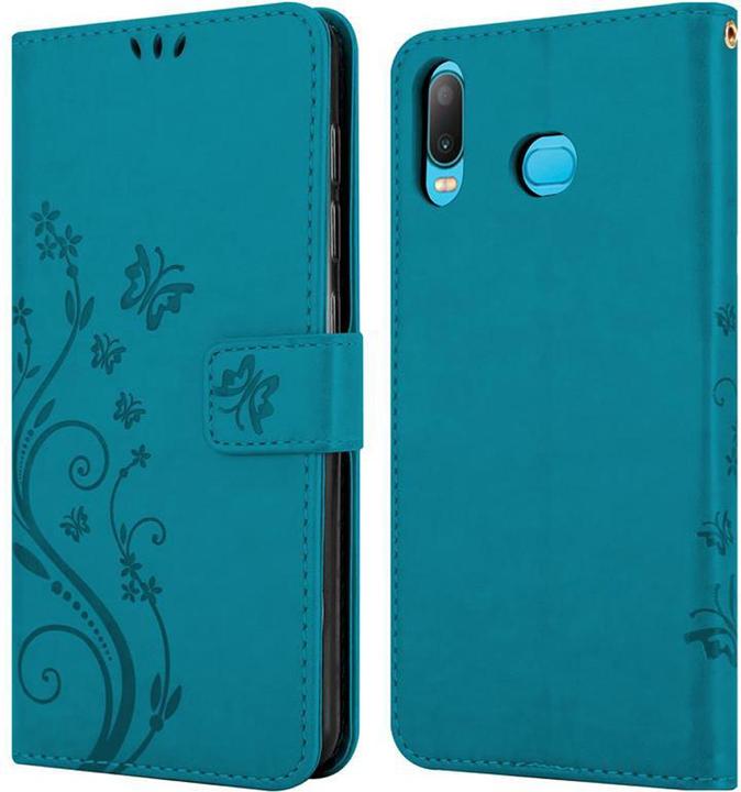 Actual product image Cadorabo Flower Book Cover (Samsung Galaxy A6s)