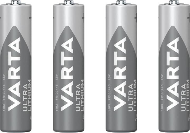 Actual product image Varta ULTRA Lithium (4 pcs., AAA, 1100 mAh)