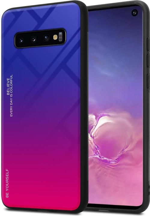 Produktbild Cadorabo TPU 2 Farben Glas Cover (Samsung Galaxy S10)