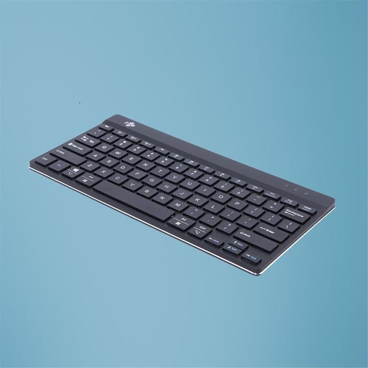 Produktbild R-Go Tools R-Go Tastatur Compact Break US-Layout drahtlos schwarz (US, Kabellos)