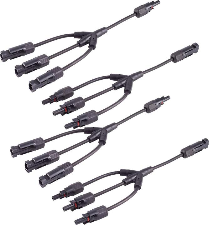 S-Impuls PV4 T-Adapterkabel, 4mm², 3/1, (paar), 2er-Set