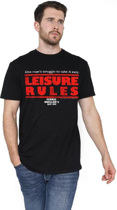 Produktbild Ferris Bueller´s Day Off Ferris Bueller's Day Off Leisure Rules TShirt (L)