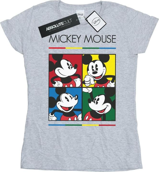 Immagine prodotto Disney Mickey Mouse Square Colour Maglietta Donna (XXL)