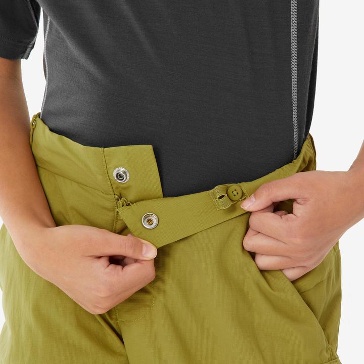 Produktbild Quechua Zip-Off-Hose Kinder Gr. 123–172 Wandern - MH500 khaki (10, 11, 12)
