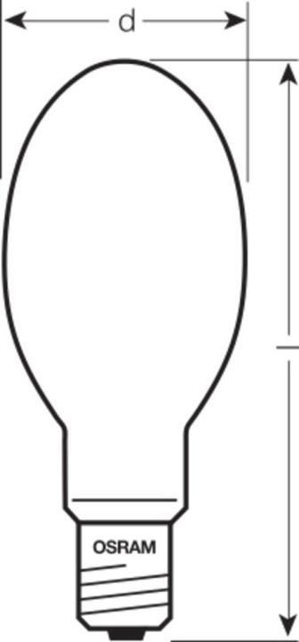 Immagine prodotto Osram Lampada a vapore di sodio (E40, 150 W, 17000 lm, 12 x, F)