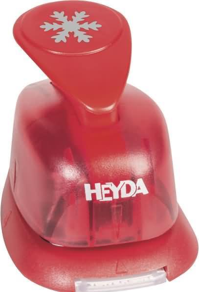 Heyda Punzonatrice per cartone fino a 220g/mq fiocco di neve piccolo 15x15mm