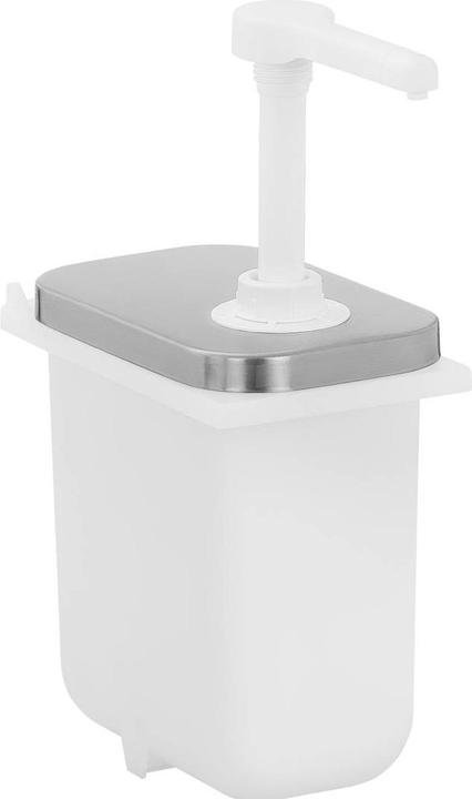 Produktbild Royal Catering Saucenspender Pumpspender Senfspender Dosierspender Edelstahl 2 Pumpen 2 x 2 L