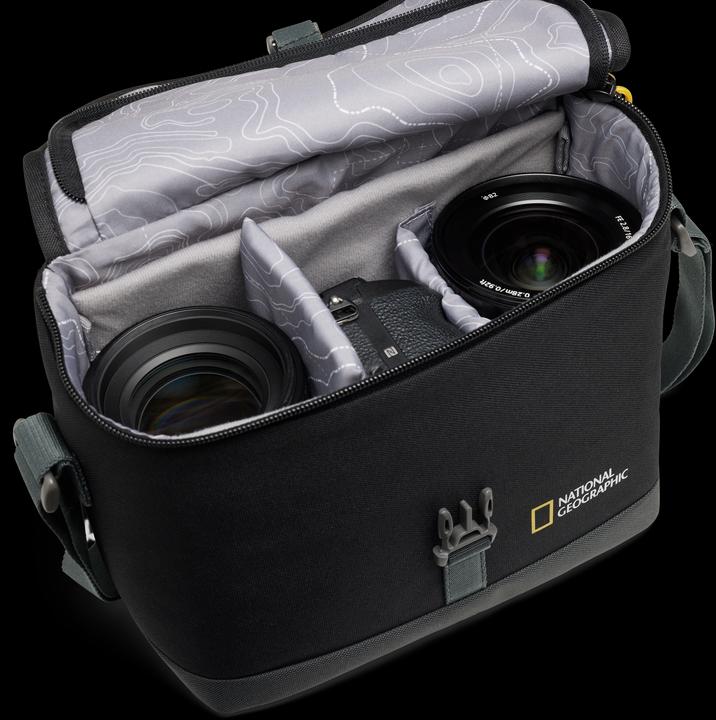 Image du produit National Geographic Kamera-Tasche Medium Schwarz (Sac à bandoulière pour appareil photo, 6.25 l)