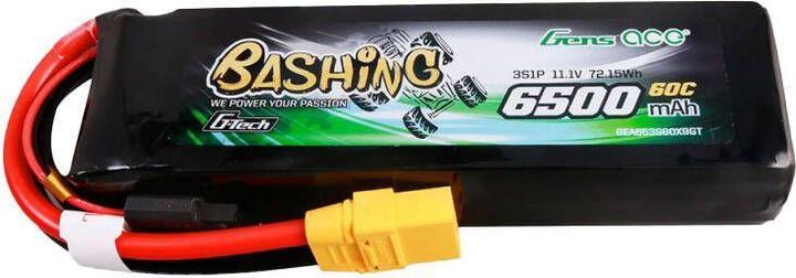 Actual product image Gens Ace G-Tech 6500mAh 11.1V 60C 3S1P Lipo Battery Pack with XT90-Bashing Series (11.10 V, 6500 mAh)