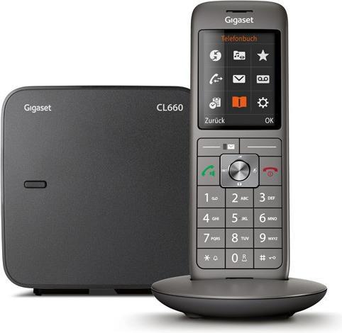 Immagine prodotto Gigaset CL660 Analog/DECT telephone Antracite Identificatore di chiamata