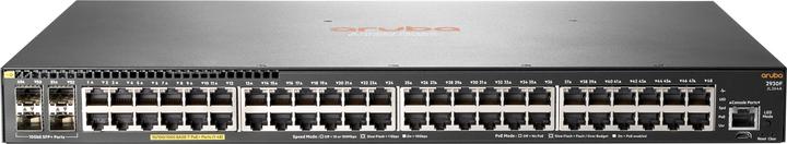 Produktbild HPE Aruba 2930F 48G PoE+ 4SFP+ TAA - Switch - L3 - managed - 48 x 10/100/1000 (PoE+) (48 Ports)