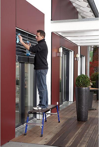 Actual product image Krause StepTop working platform, working height 2.45 m, platform size 1100 x 300 mm. (Platform ladder, 140 cm)