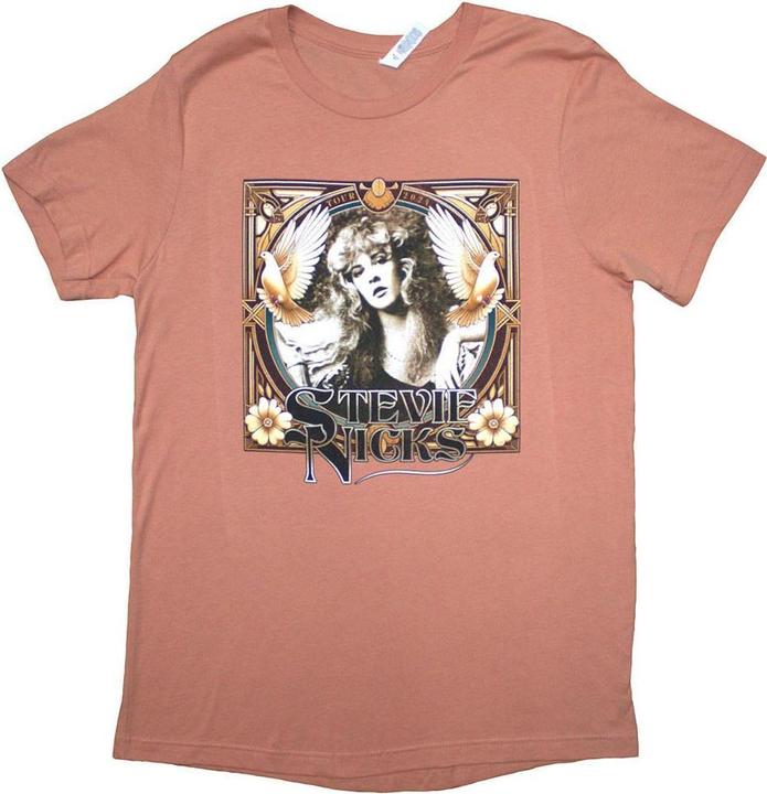 Immagine prodotto Stevie Nicks Tour '24 Maglietta Foto Retrò Stampa posteriore Donna (XL)