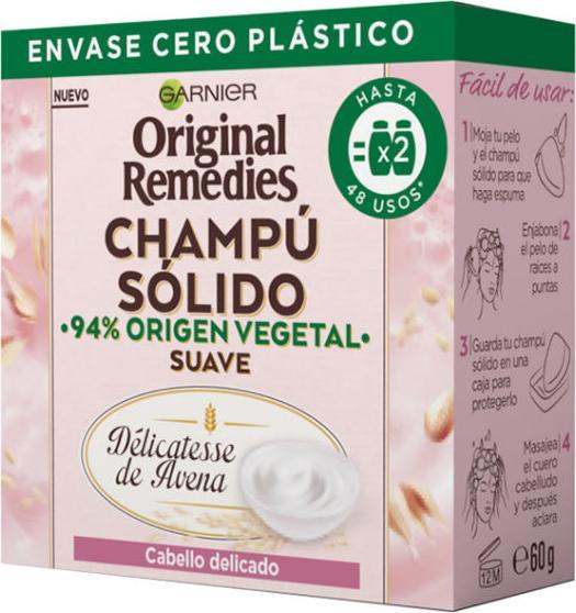 Garnier Original Remedies Gentle Soothing Solid Shampoo 60g (Festes Shampoo)