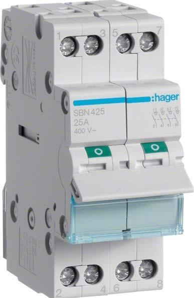 Image du produit Hager Contrôleur multiple 25A 4P (SBN425)