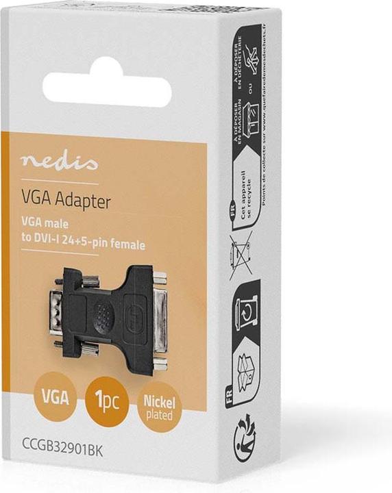 Actual product image Nedis VGA - DVI VGA Adapter Mac ho - DVI-I socket 24+5 (VGA)