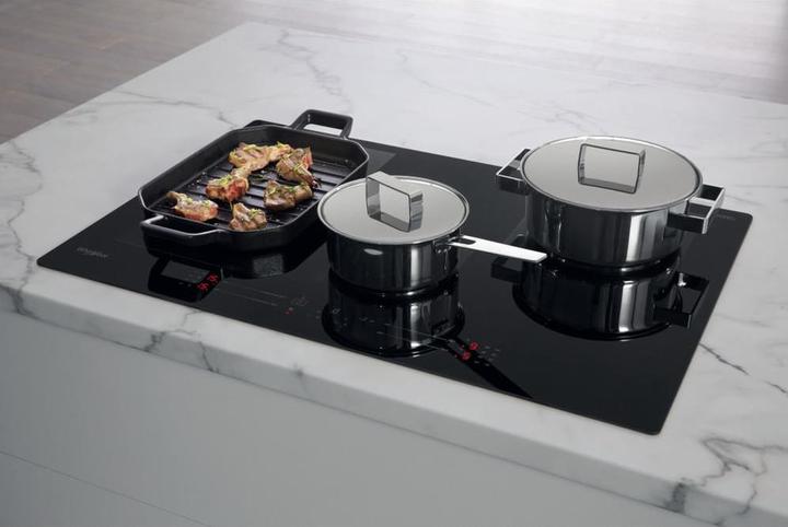 Actual product image Whirlpool WFS0377NE/IXL Inbouw Inductiekookplaat | 4 kookzones