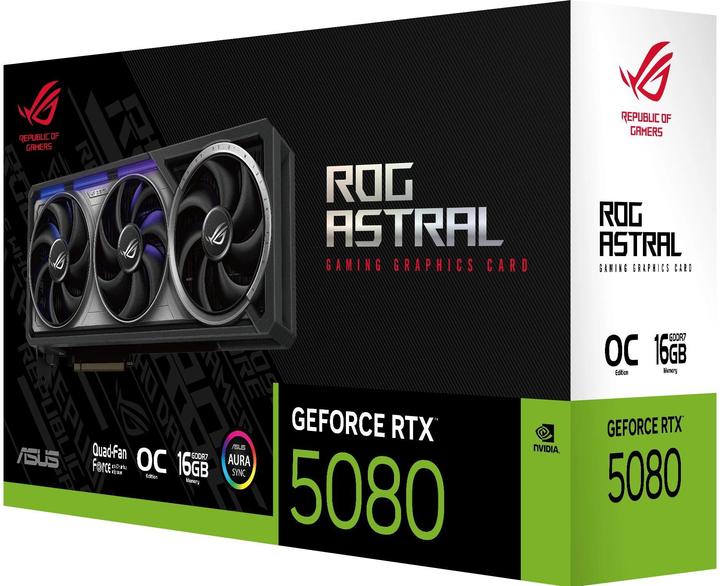 Produktbild ASUS ROG ASTRAL RTX 5080 GAMING OC (16 GB)