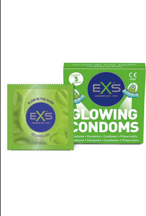 Actual product image Pipedream Glowing Condoms (3 pcs.)