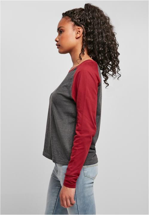 Produktbild Urban Classics Ladies Contrast Raglan Longsleeve (XS)