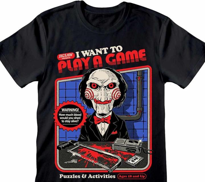 Produktbild Steven Rhodes I Want To Play A Game TShirt (XXL)