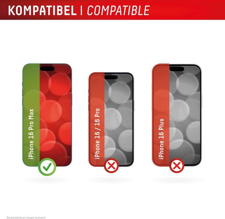 Immagine prodotto Displex Smart Glass, Displayschutzfolie (1 Pezzo/i, Apple iPhone 16 Pro Max)