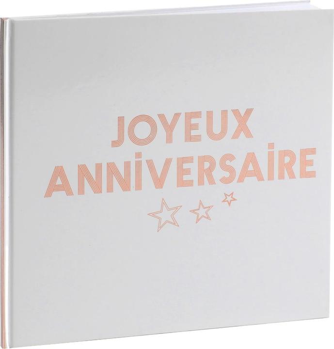 Immagine prodotto Santex Livre d'or Joyeux Anniversaire Star - Oro rosa