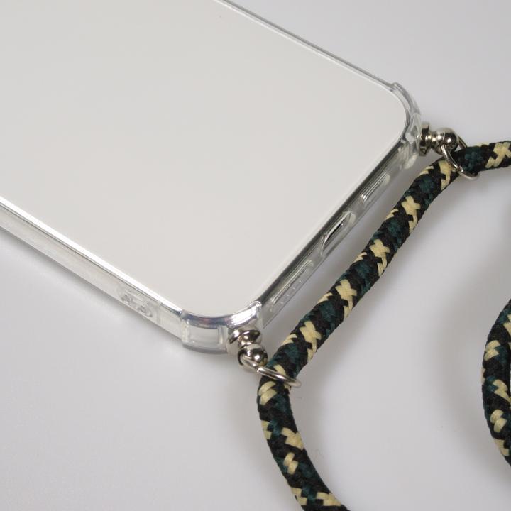 Immagine prodotto PhoneLook Copri paraurti in gomma trasparente con corda verde/oro (Apple iPhone 16 Pro Max)
