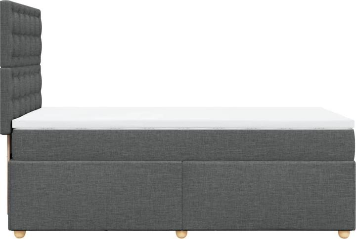 Produktbild VidaXL Bo x springbett mit Matratze 90 x 190 cm Stoff (90 x 190 cm, 90 x 190 cm)