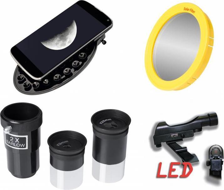 Actual product image Bresser Telescoop Solarix Az 114/500 Met Zonnefilter Aluminium/staal