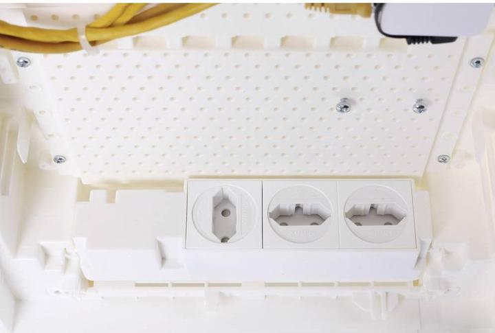 Immagine prodotto F-Tronic Distributore di comunicazione JUMBO36K, 3 file, bianco Scatola di distribuzione per applicazioni