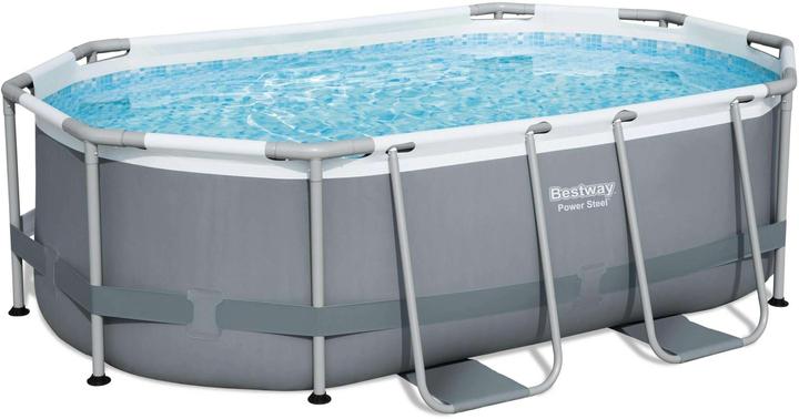 Bestway Set piscina fuori terra Steel Pr o MAX 3,05 m x 2,00 m x 84 cm (305 x 200 x 84 cm)